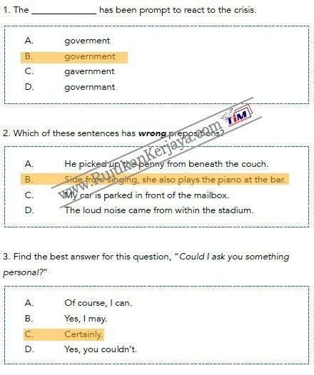 Contoh Soalan Spa Kefahaman Bahasa Inggeris Image